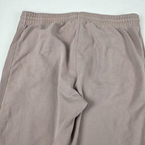 TNA Sweatpants Womens XL Taupe Sweatfleece Terry Fleece Boyfriend Joggers Cuffed - Picture 7 of 14